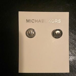 Michael Kors Logo Stud Earrings